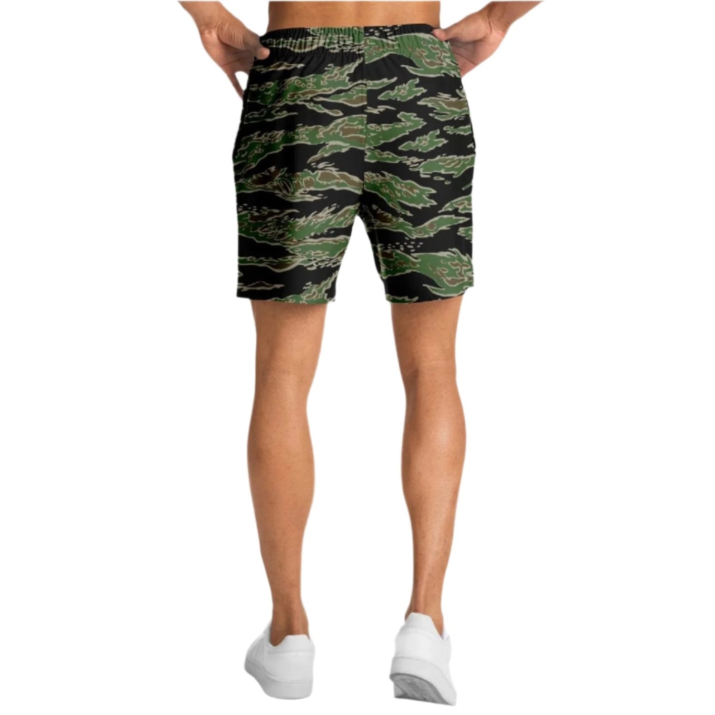 Tiger Stripe LLS Camo Tech Shorts 6.5" _ Concealing Coloration