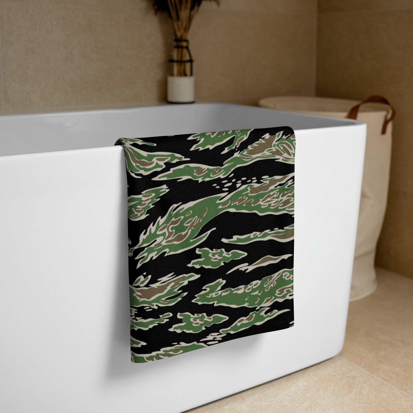 Tiger Stripe LLS Camo Towel _ Concealing Coloration