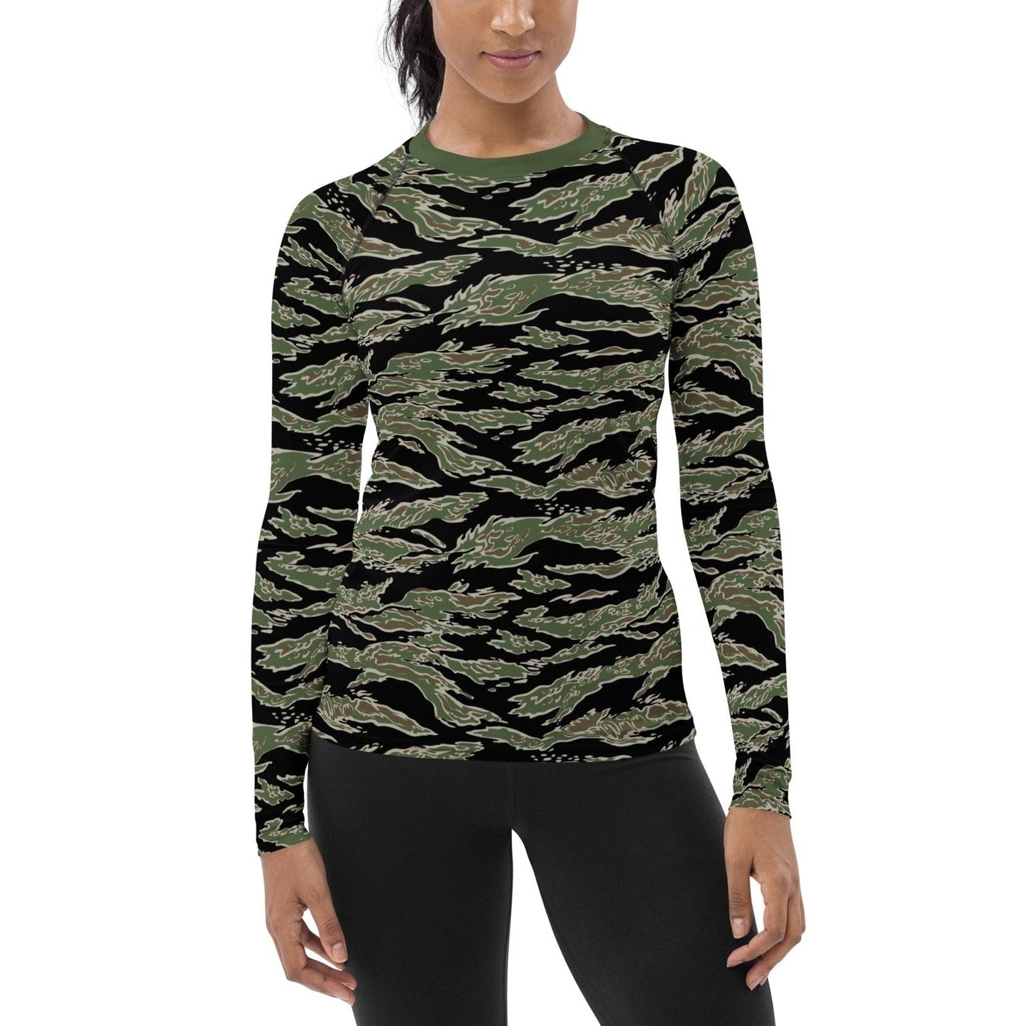 Tiger Stripe LLS Camo Women's Long-sleeve Base Layer _ Concealing Coloration