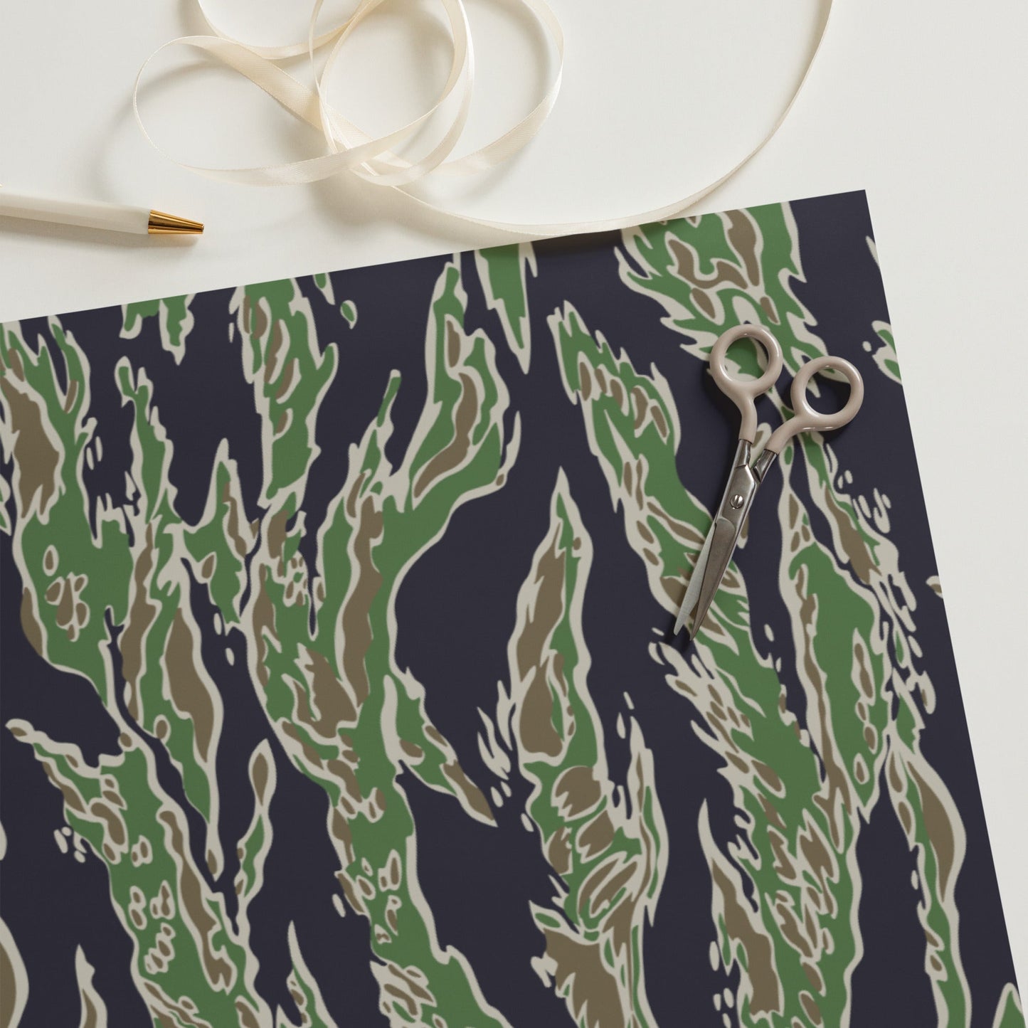 Tiger Stripe LLS Camo Wrapping Paper _ Concealing Coloration