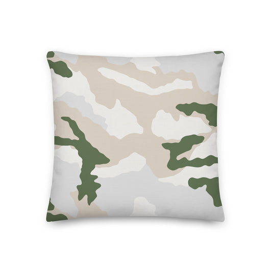 Tundra Alpine Camo 18" Throw Pillow - Concealing Coloration