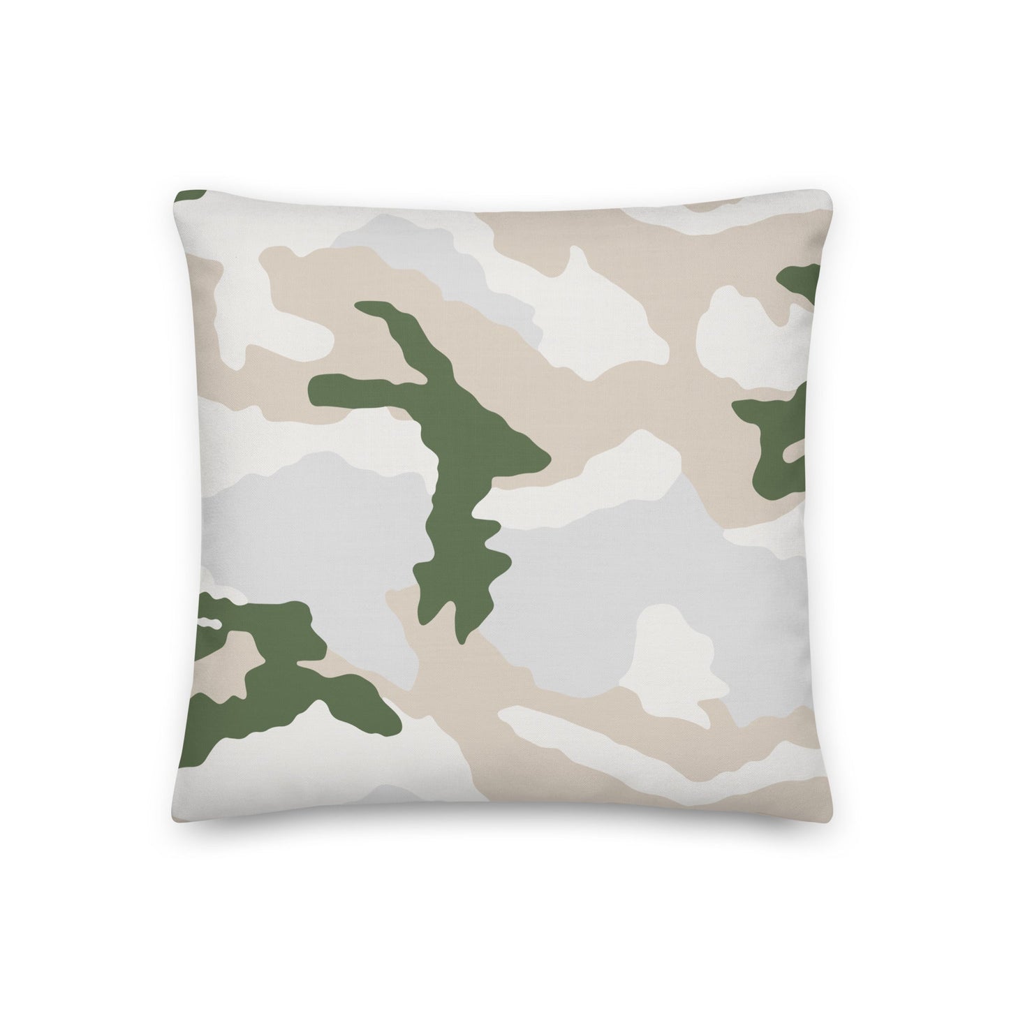 Tundra Alpine Camo 18" Throw Pillow - Concealing Coloration