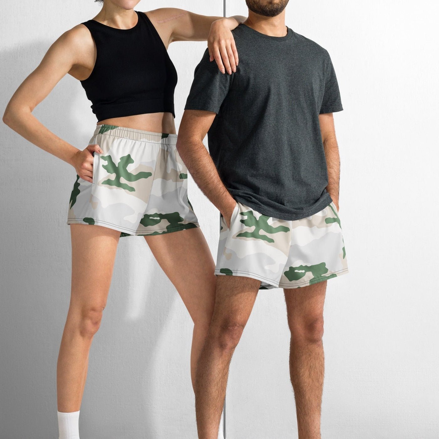 Tundra Alpine Camo 2.5″ inseam Tech Shorts _ Concealing Coloration.