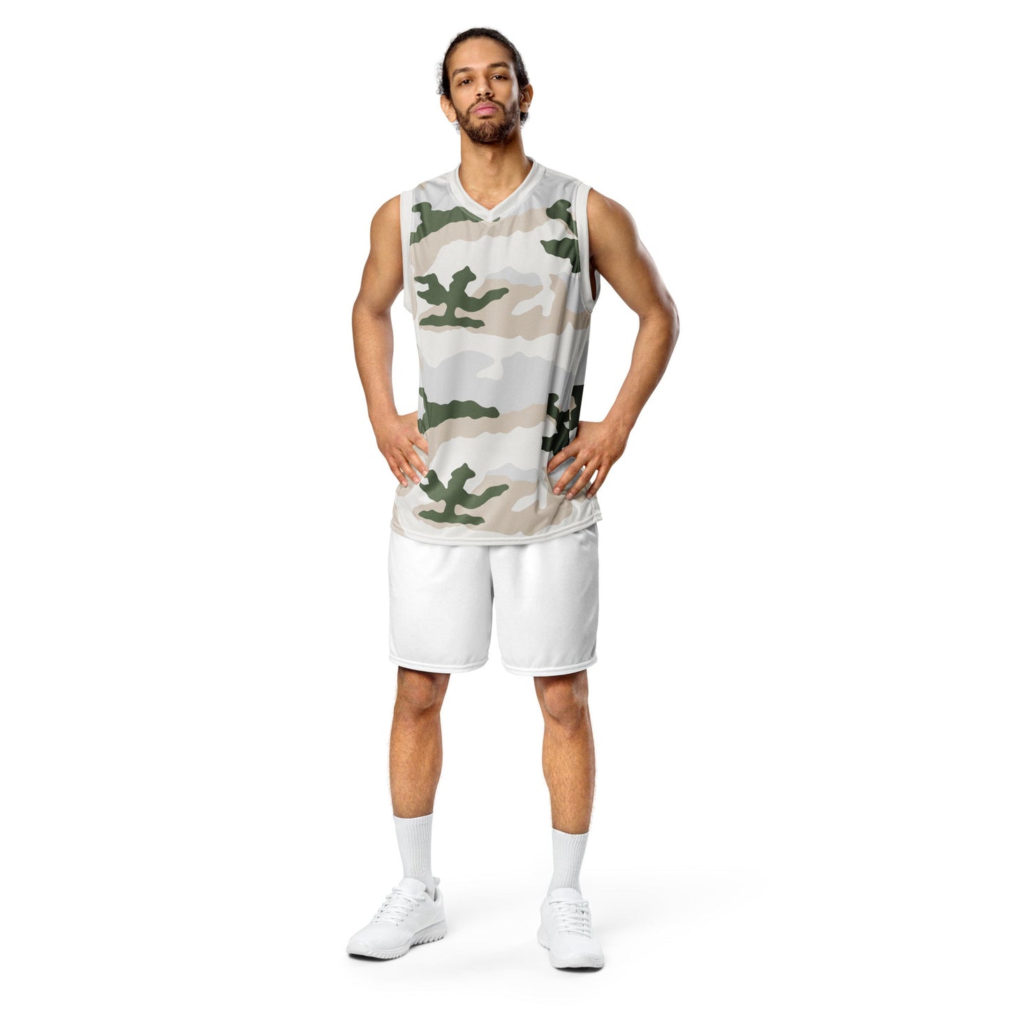 Tundra Alpine Camo Basketball Jersey - Concealing Coloration