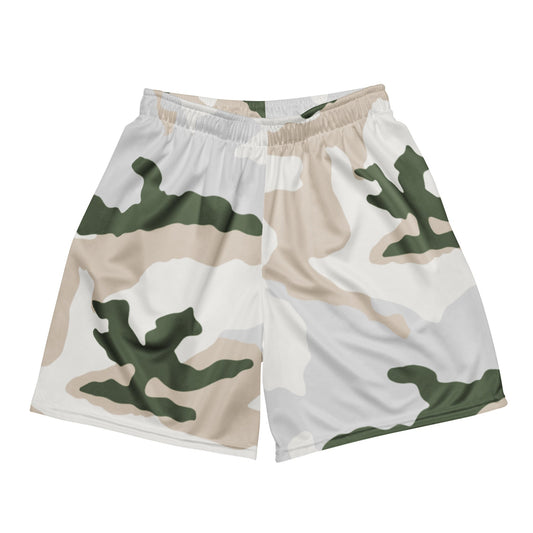 Tundra Alpine Camo Basketball Shorts - Concealing Coloration