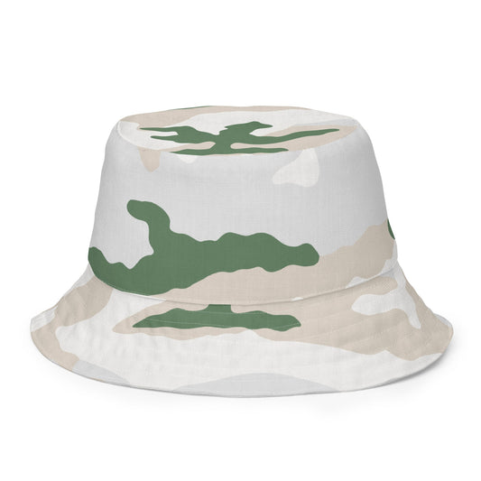 Tundra Alpine Camo Bucket Hat (Reversible) - Concealing Coloration