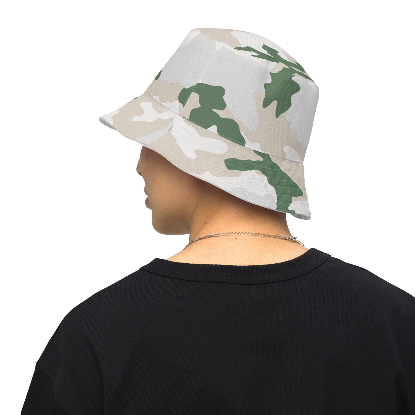 Tundra Alpine Camo Bucket Hat (Reversible) - Concealing Coloration