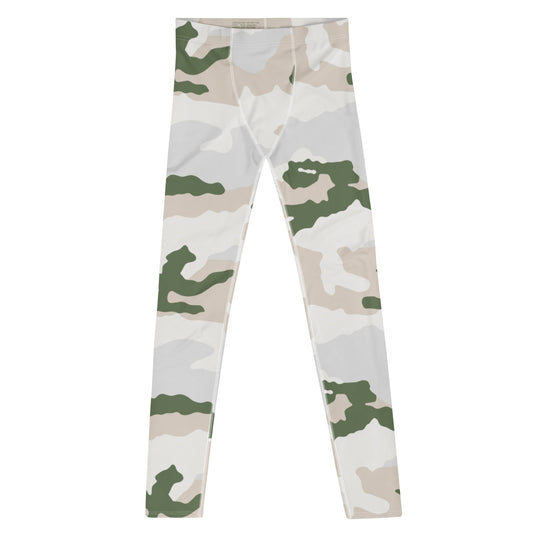 Tundra Alpine Camo Men's Leggings - Concealing Coloration