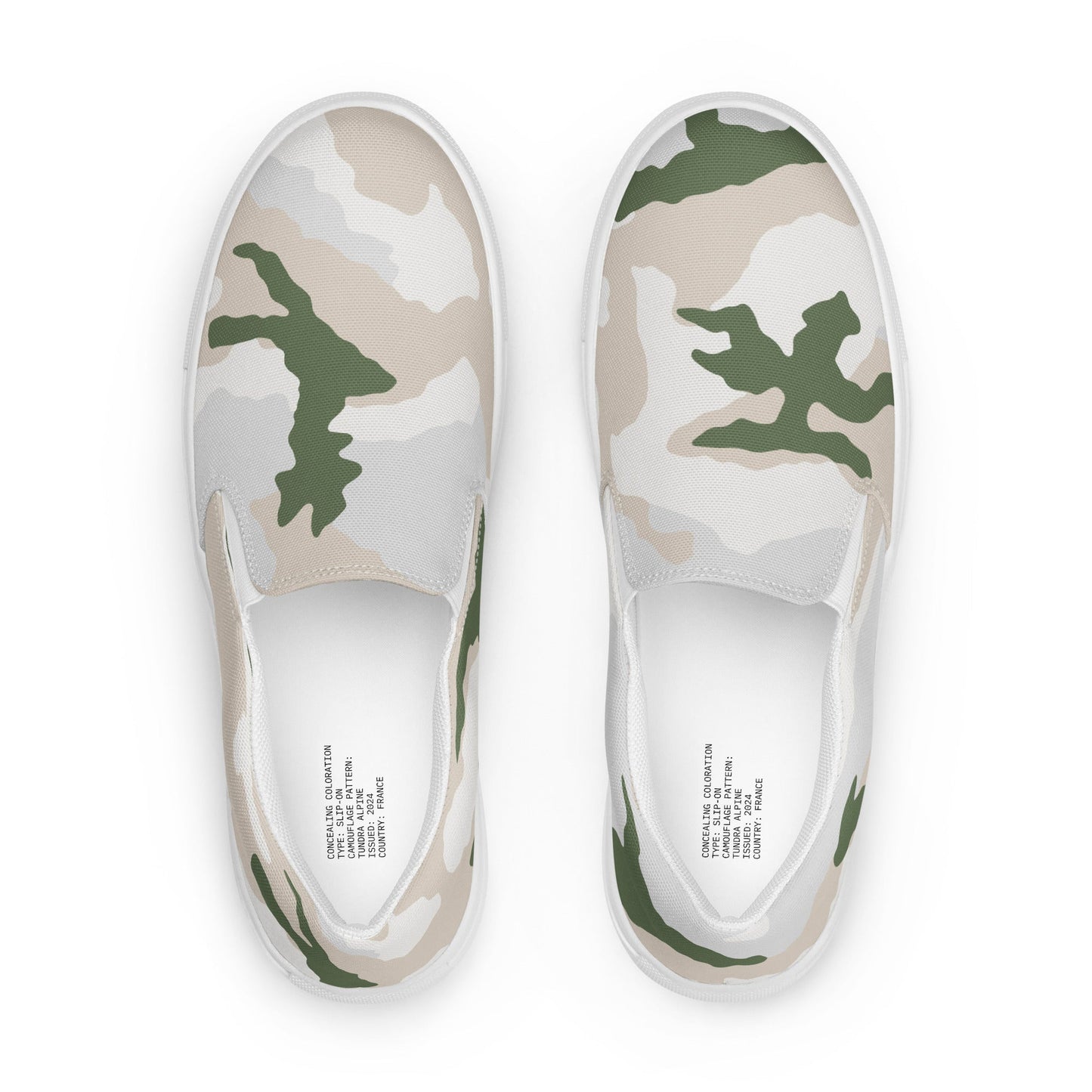 Tundra Alpine Camo Men's Slip-On Sneaker - Concealing Coloration