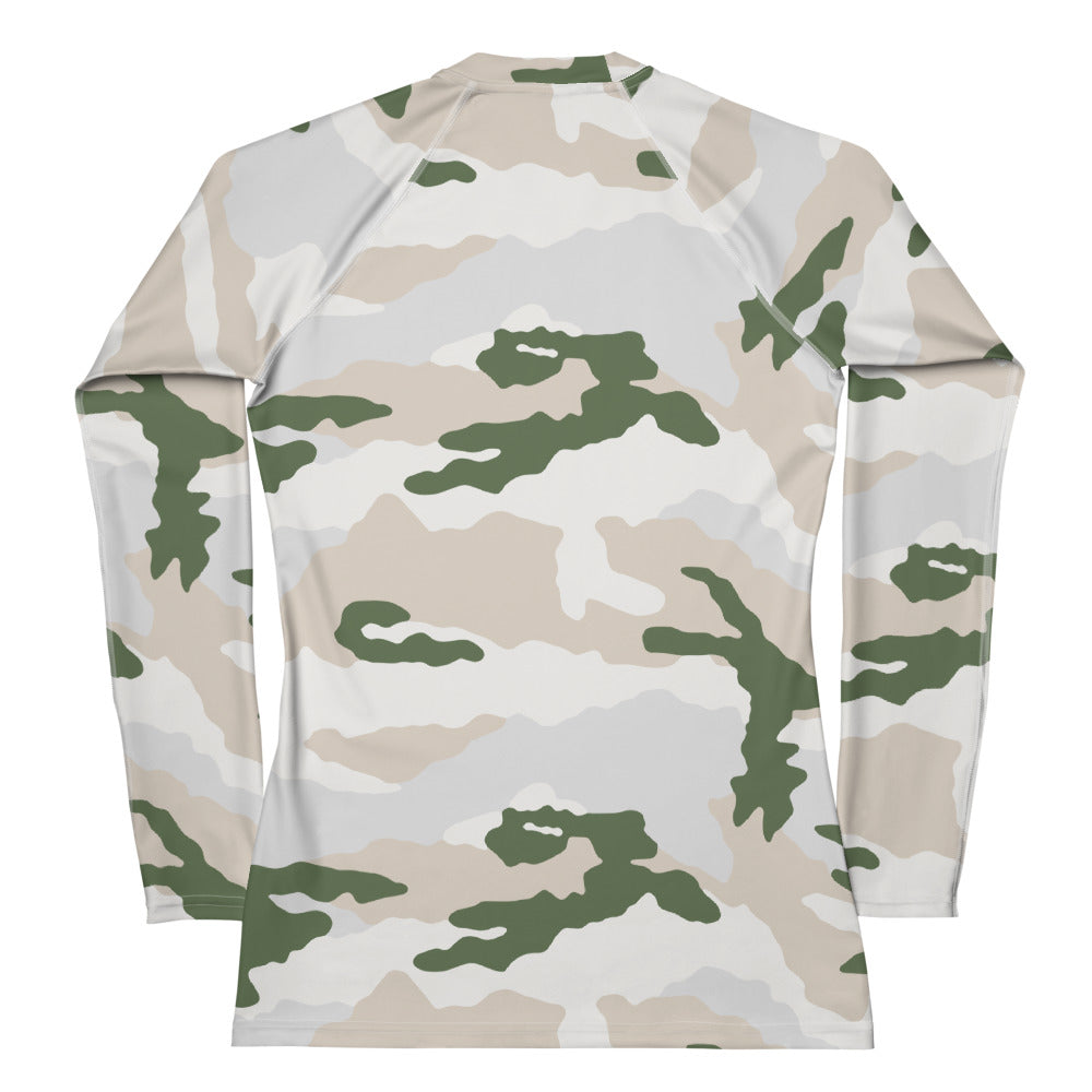 Tundra Alpine Camo Women's Long-sleeve Base Layer - Concealing Coloration