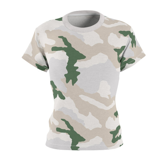 Tundra Alpine Camo Women’s T-Shirt - Concealing Coloration