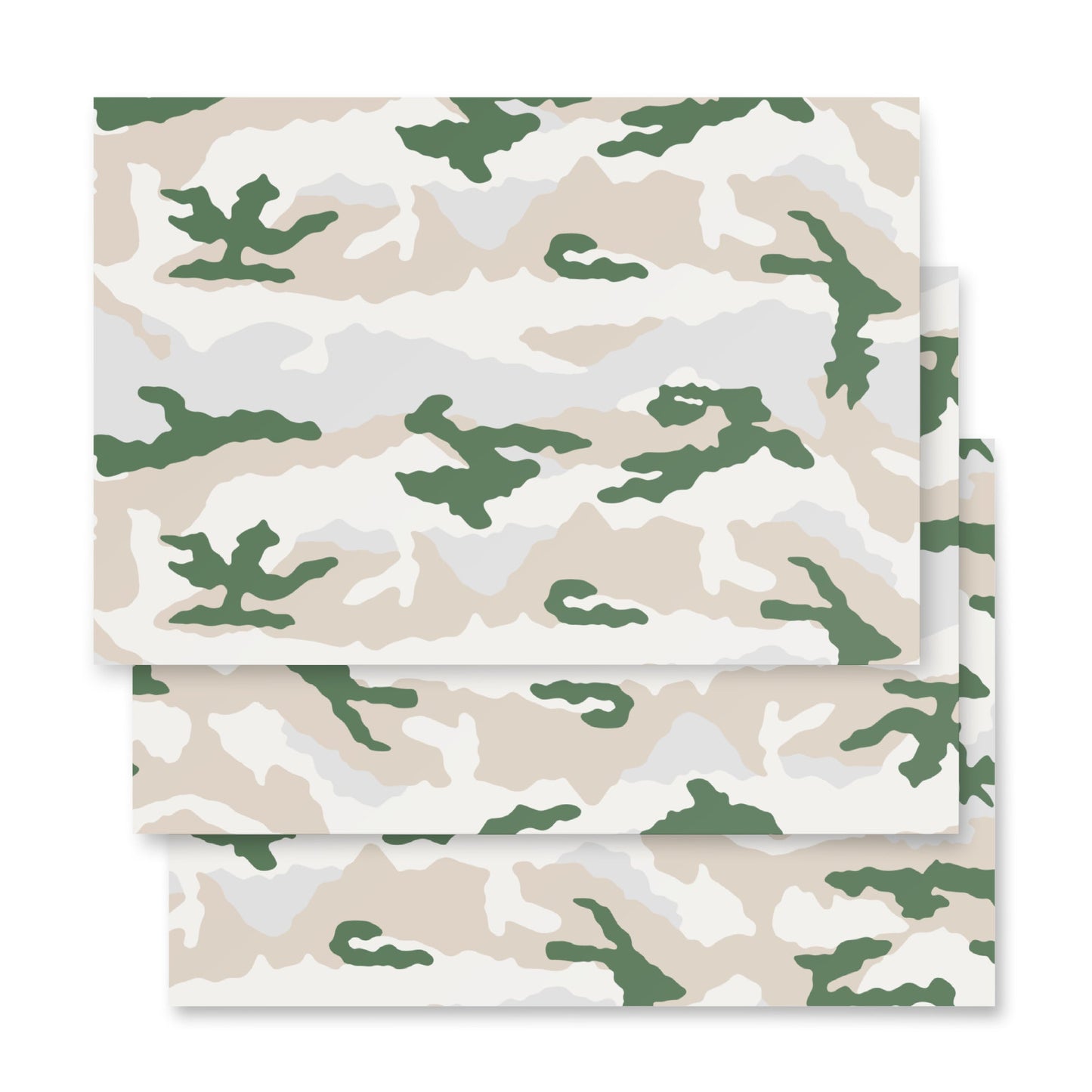 Tundra Alpine Camo Wrapping Paper - Concealing Coloration