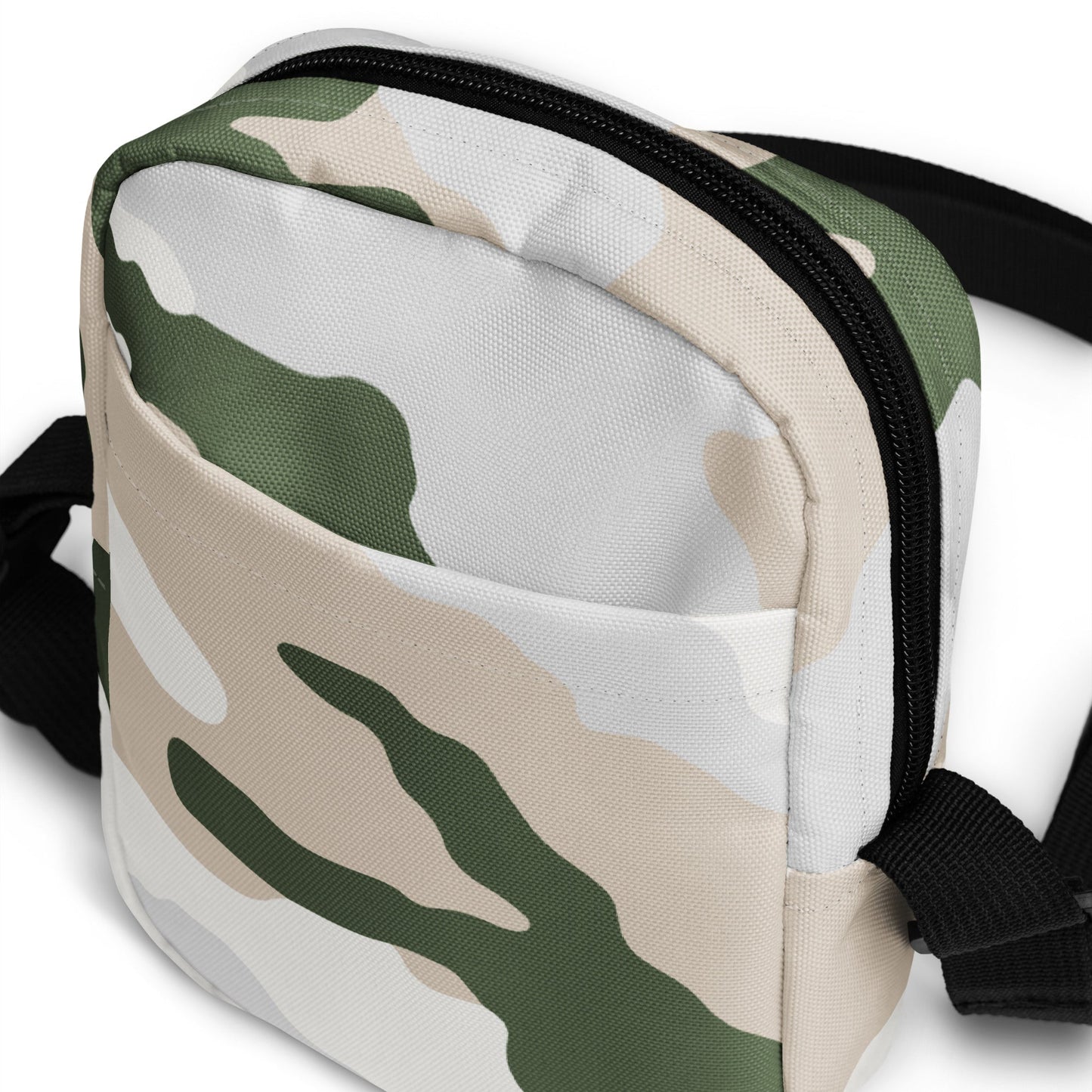 Tundra Alpine Snow Camo Crossbody Bag - Concealing Coloration