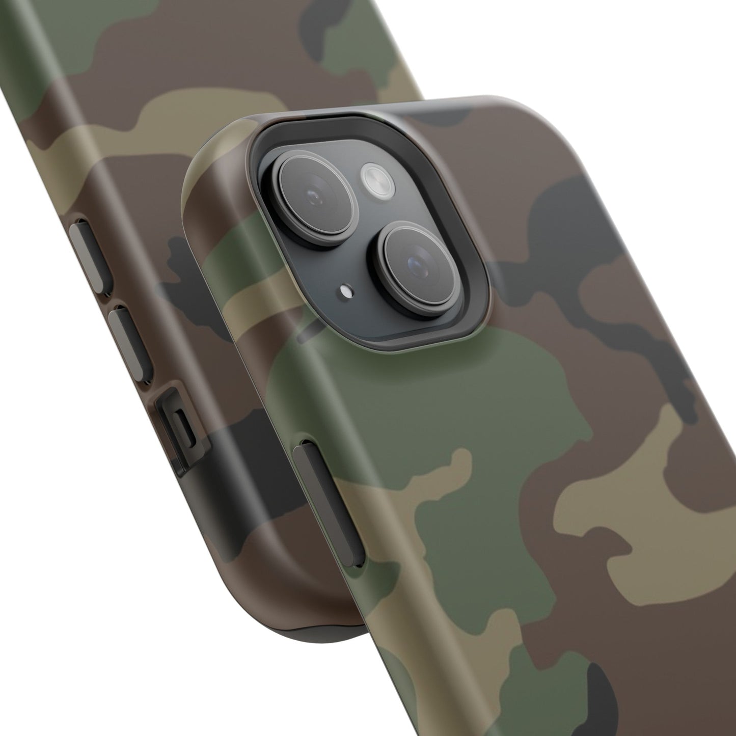 U.S. M81 Woodland Camo Magsafe iPhone 15 Field Case _ Concealing Coloration
