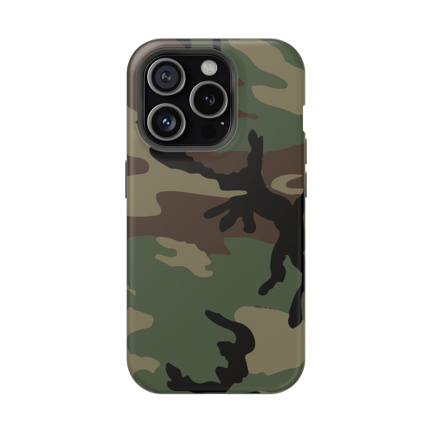 U.S. M81 Woodland Camo Magsafe iPhone 15 Pro Field Case _ Concealing Coloration