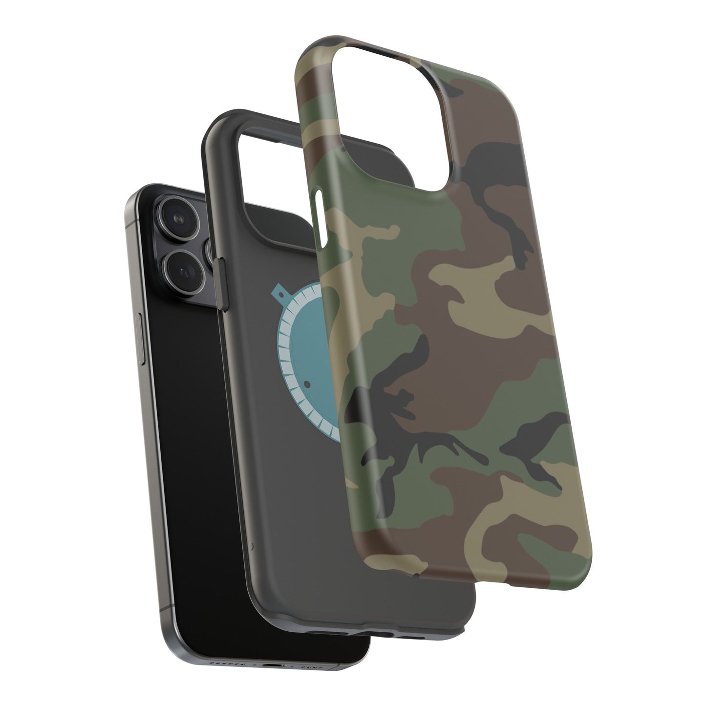 U.S. M81 Woodland Camo Magsafe iPhone 15 Pro Max Field Case _ Concealing Coloration