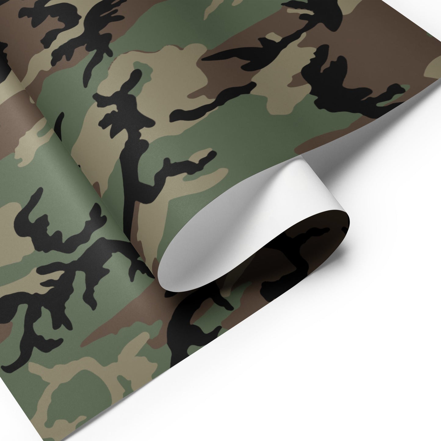 U.S. M81 Woodland Camo Wrapping Paper _ Concealing Coloration