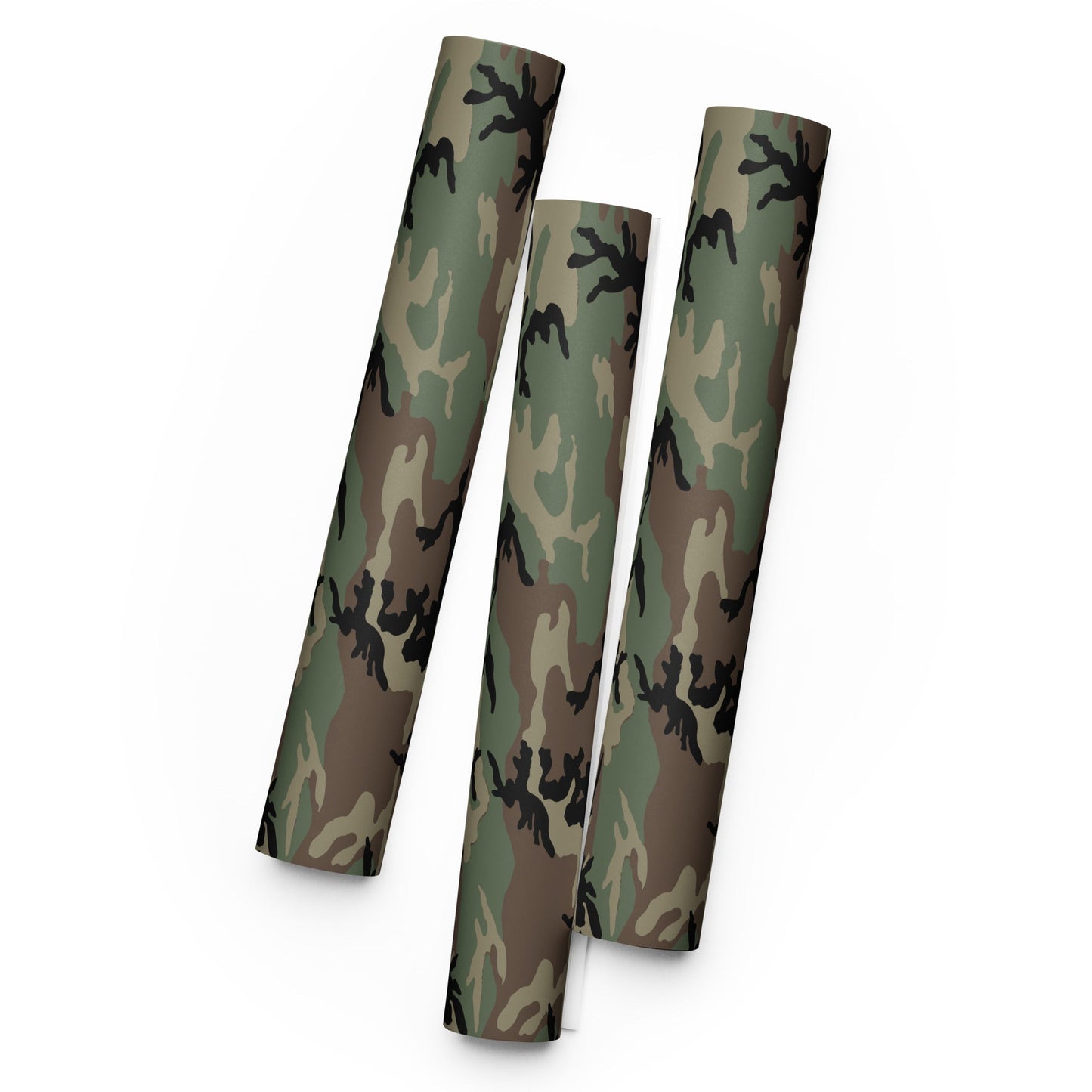 U.S. M81 Woodland Camo Wrapping Paper _ Concealing Coloration