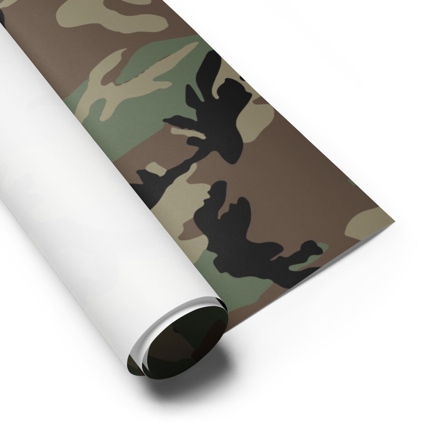 U.S. M81 Woodland Camo Wrapping Paper _ Concealing Coloration