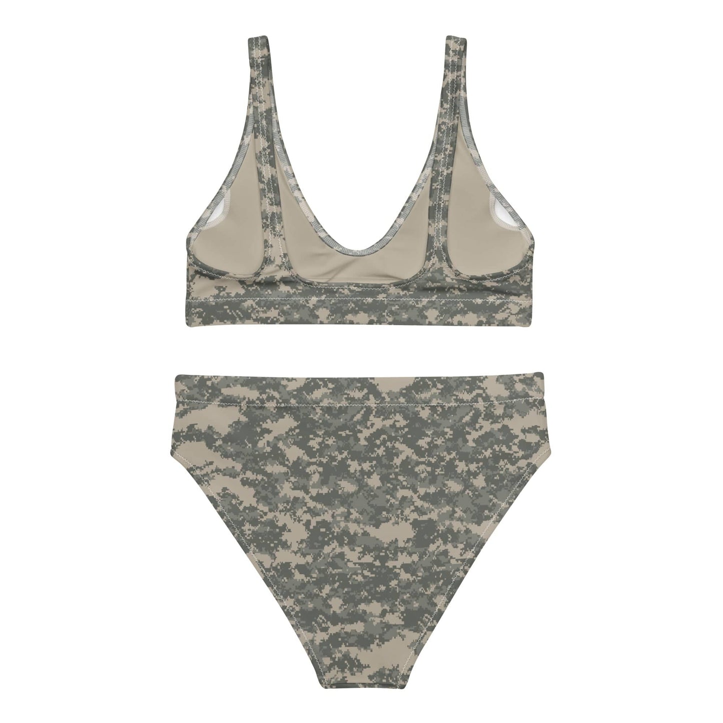 UCP Camo High-Waisted Bikini Set _ Concealing Coloration