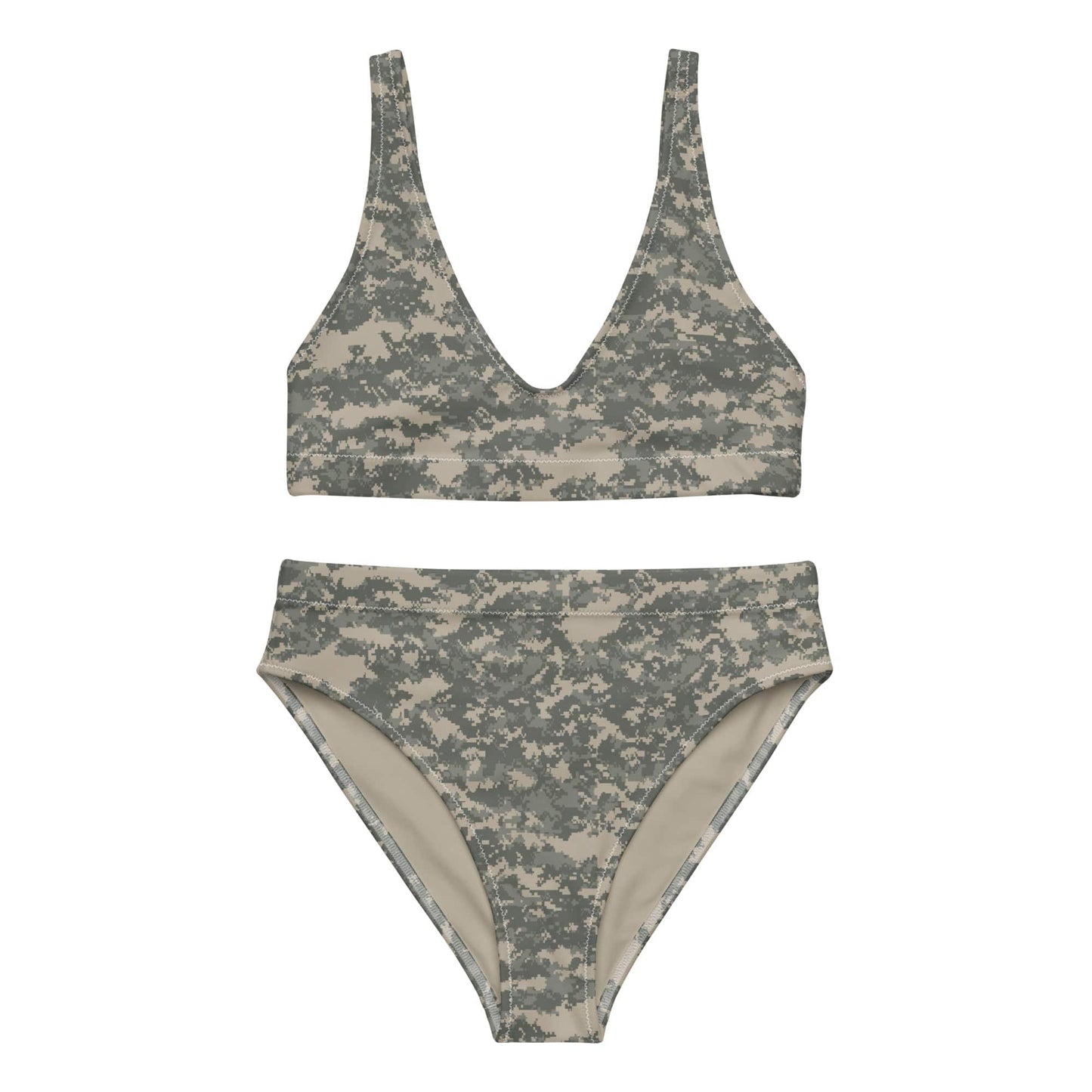 UCP Camo High-Waisted Bikini Set _ Concealing Coloration