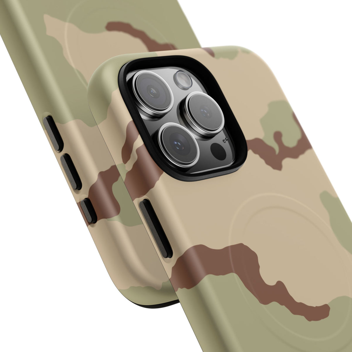 Three-Color Desert Camo MagSafe iPhone 16 Pro Max Field Case