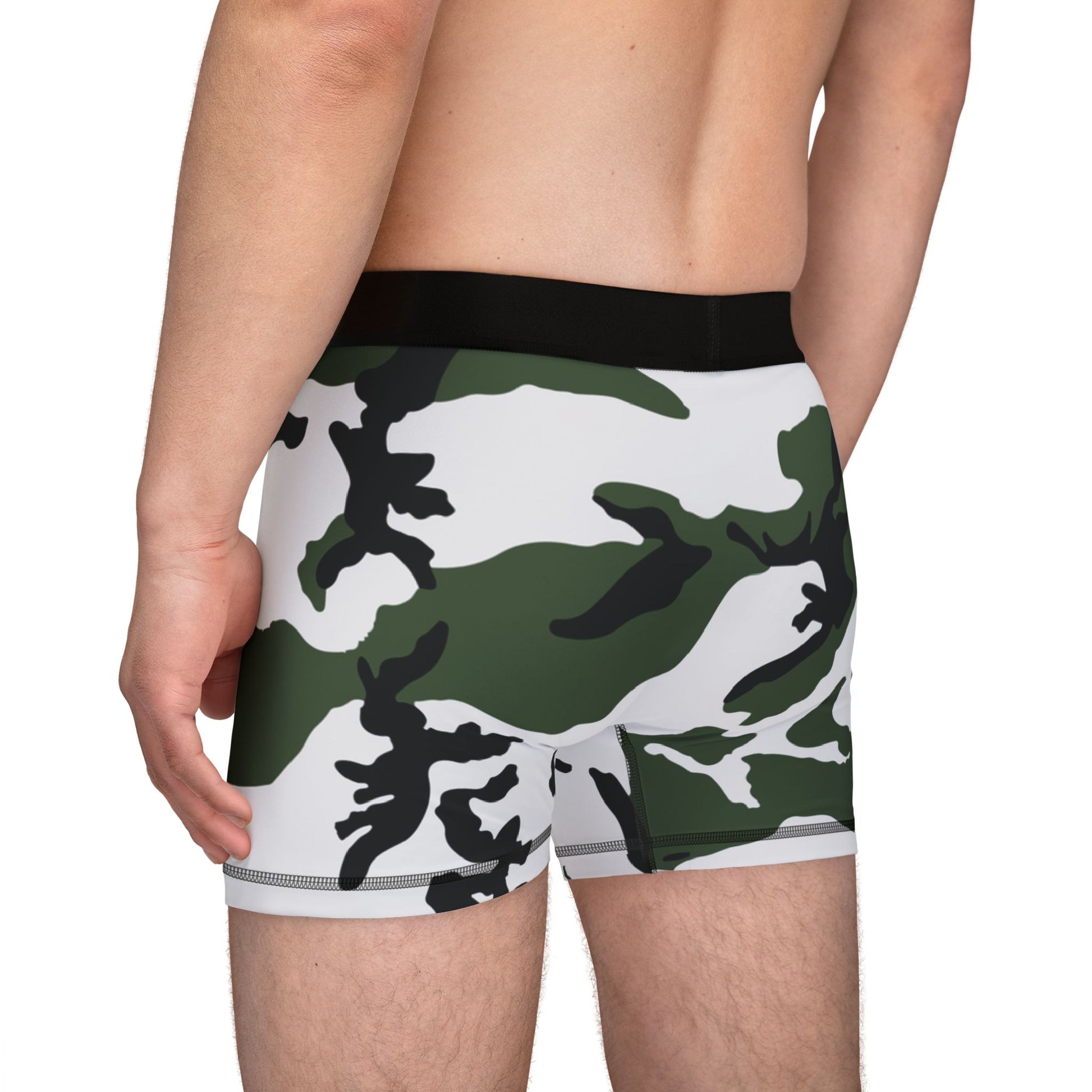 Three-Color Snow Camo Boxer Briefs _ Concealing Coloration