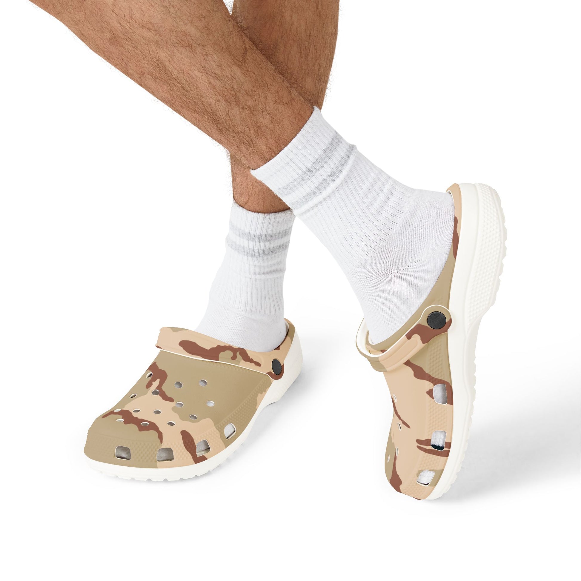 Three-Color Desert Camo EVA Clog