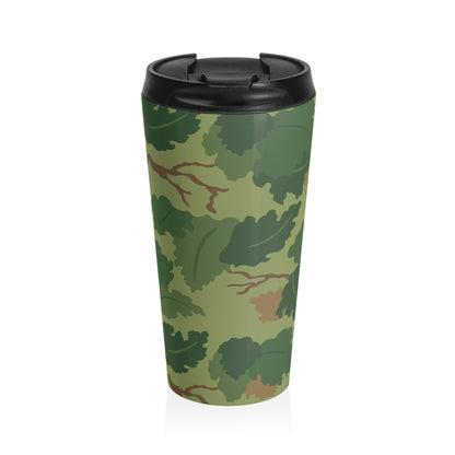 Mitchell Camo Stainless Steel Travel Mug.