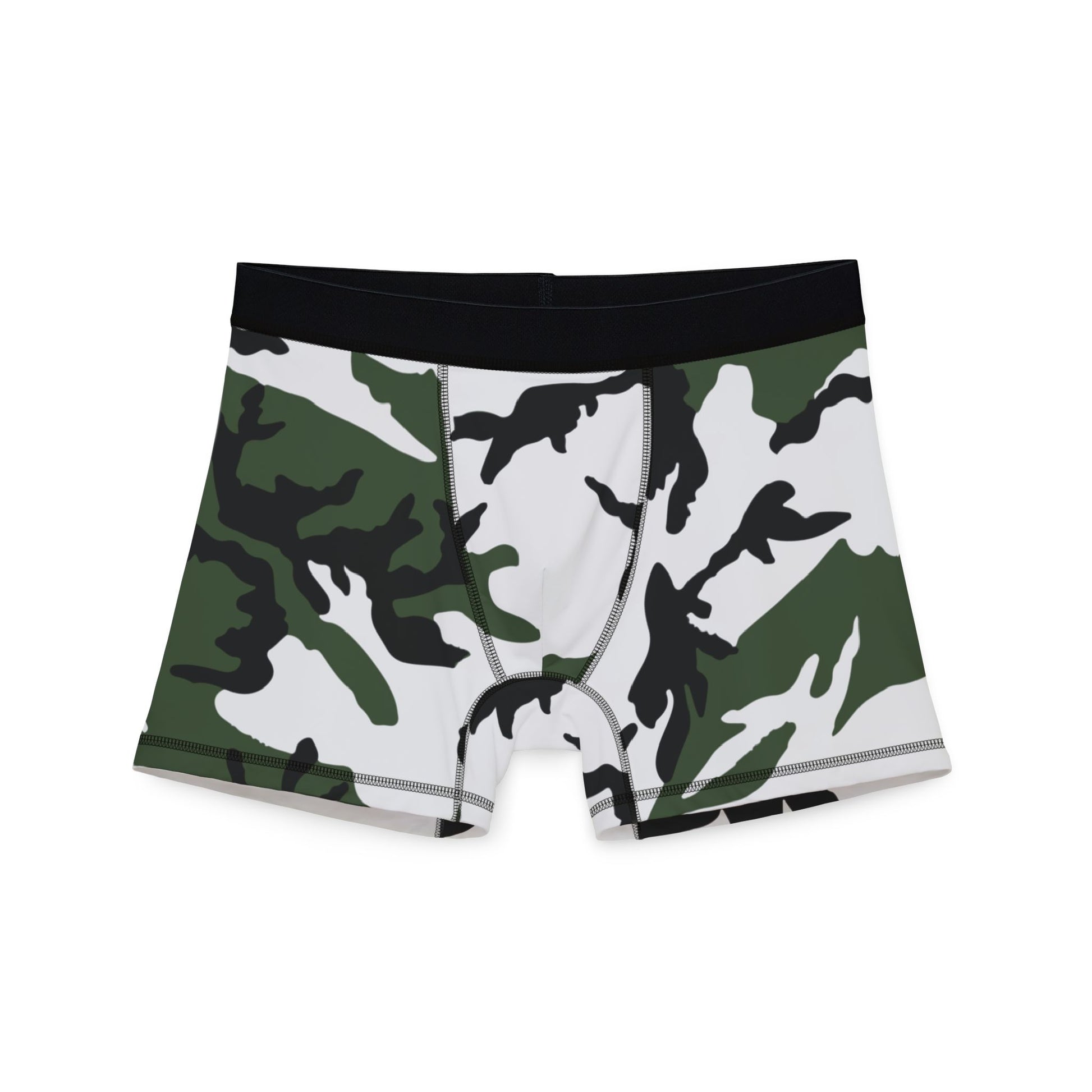 Three-Color Snow Camo Boxer Briefs _ Concealing Coloration
