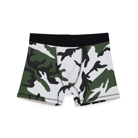Three-Color Snow Camo Boxer Briefs _ Concealing Coloration