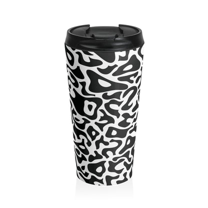 Bacteria Camo (KMA) 15oz Stainless Steel Travel Mug - Concealing Coloration