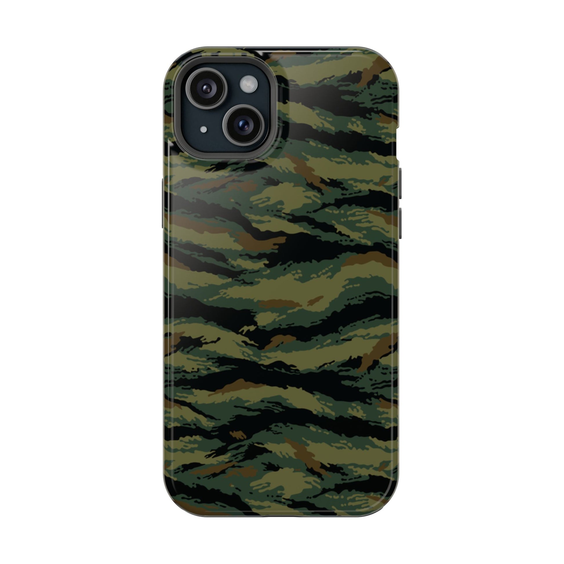 Kamysh Woodland Camo MagSafe iPhone 15 Pro Max Field Case _ Concealing Coloration