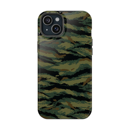 Kamysh Woodland Camo MagSafe iPhone 15 Pro Max Field Case _ Concealing Coloration