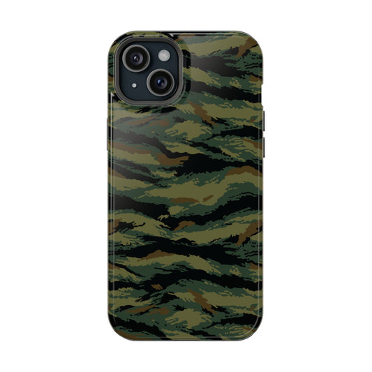 Kamysh Woodland Camo MagSafe iPhone 15 Pro Max Field Case _ Concealing Coloration