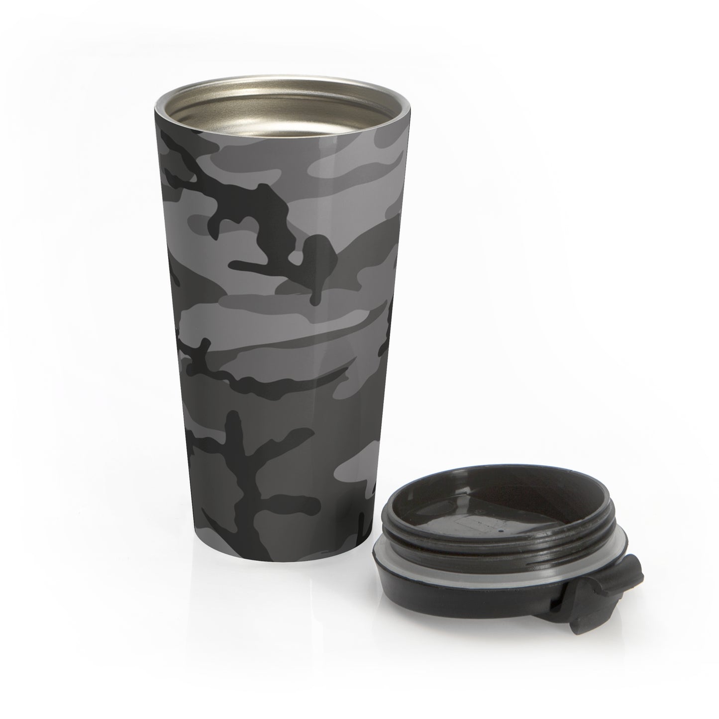 M81 Urban Camo Stainless Steel 15oz Travel Mug (Gray-Dominant).