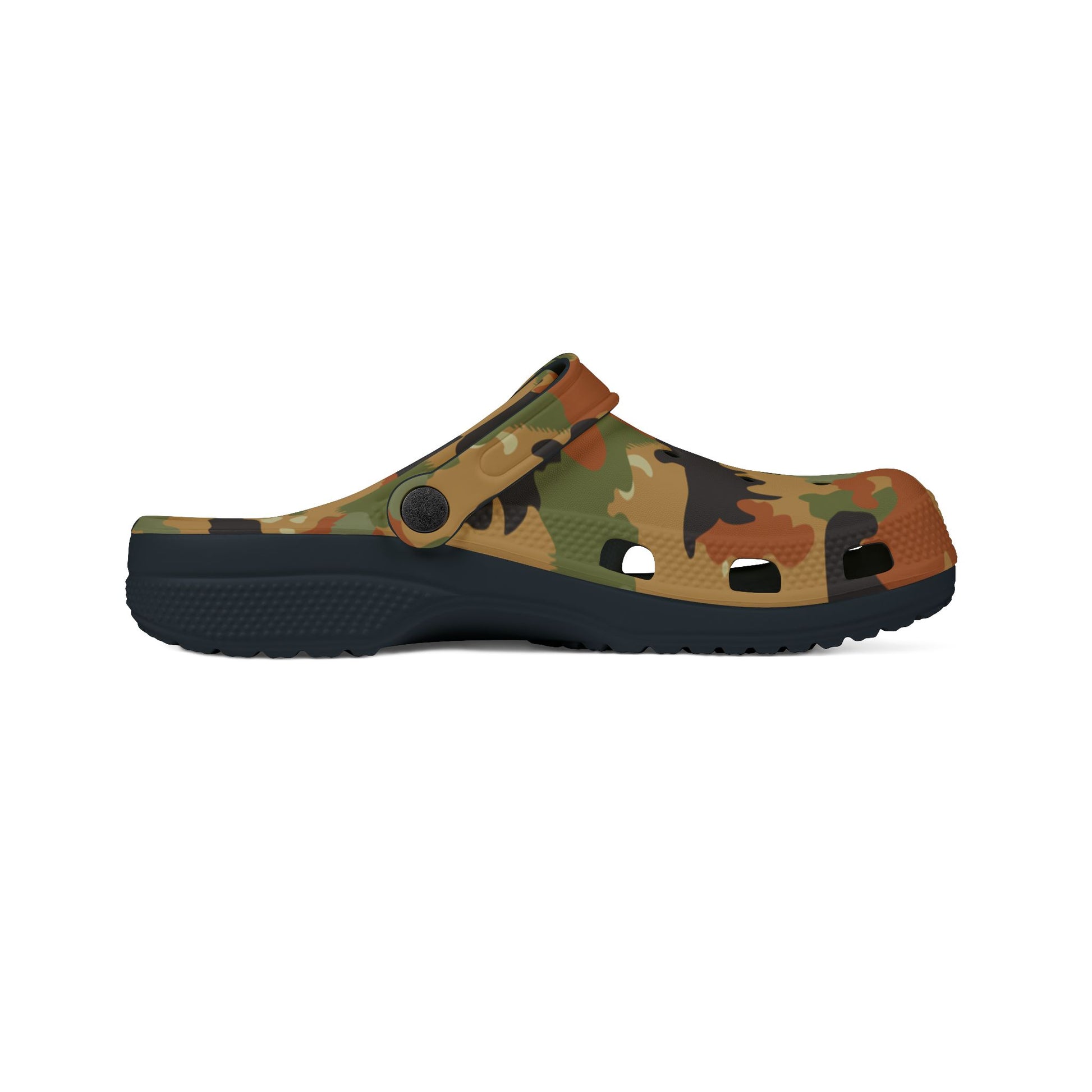 Leibermuster Camouflage EVA Clogs - Black Outsole