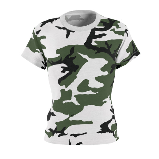 Three-Color Snow Camo Women’s T-Shirt