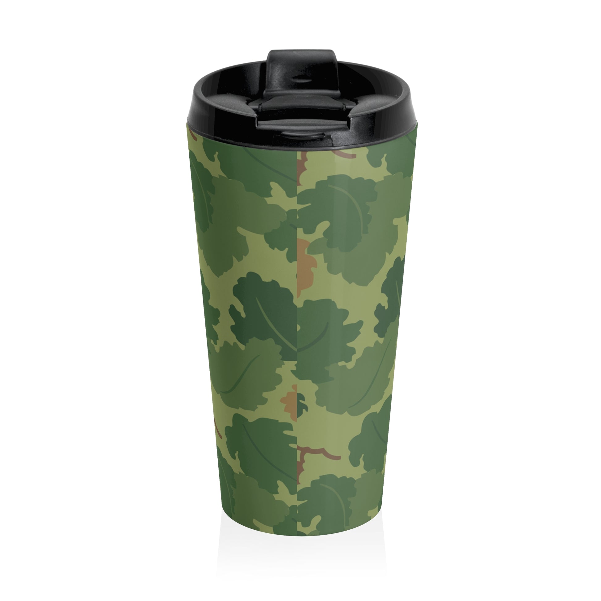 Mitchell Camo Stainless Steel Travel Mug.