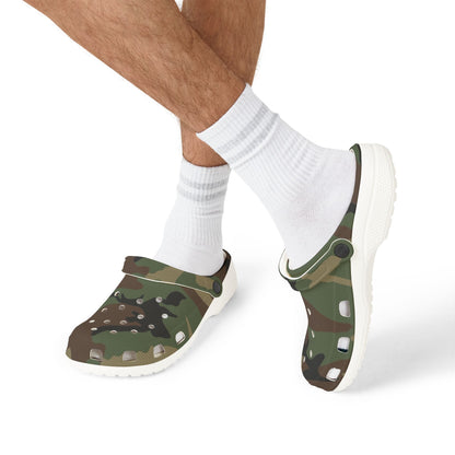 U.S. M81 Woodland Camo EVA Clogs