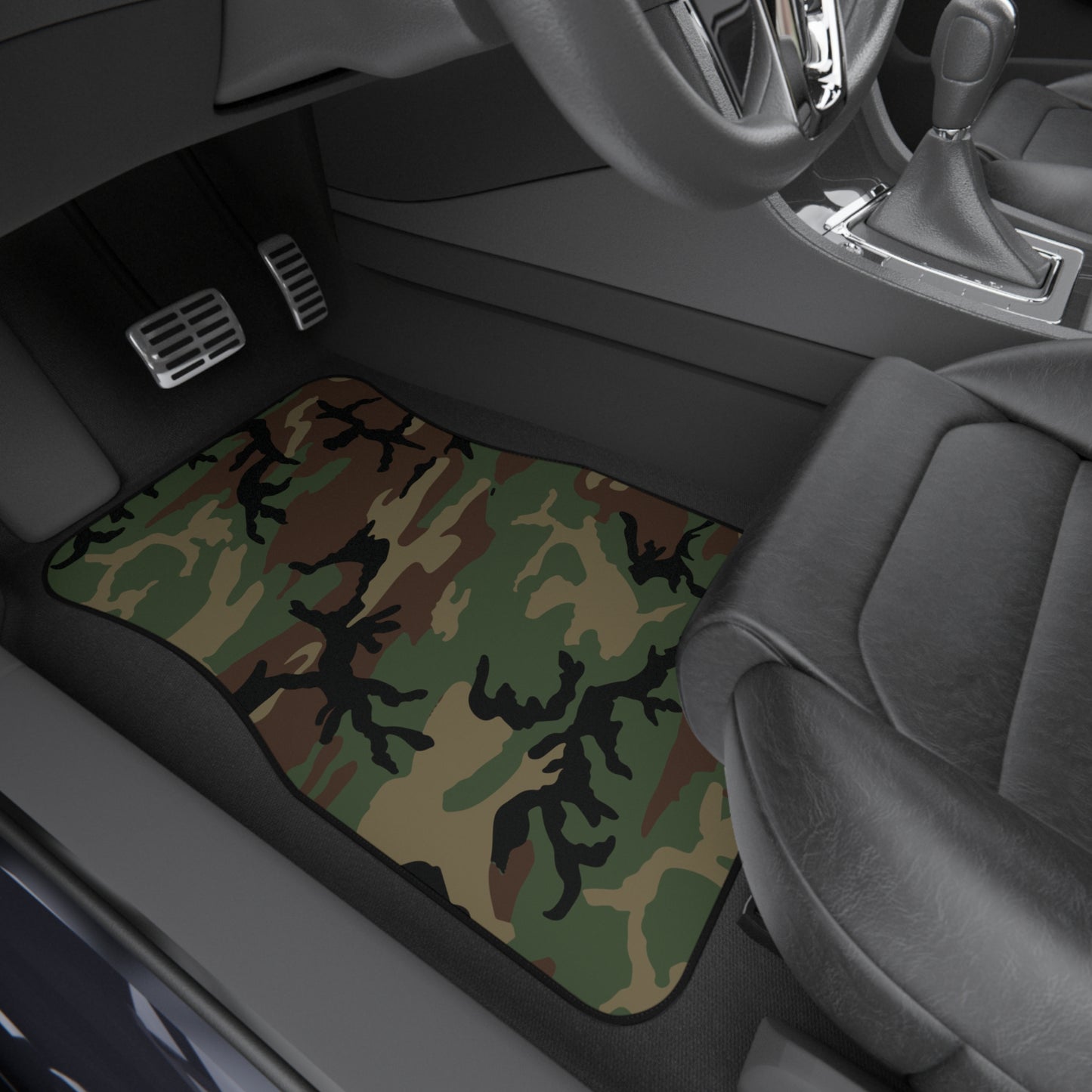 M81 Woodland Camo All-Weather Car Mats (Set of 4)