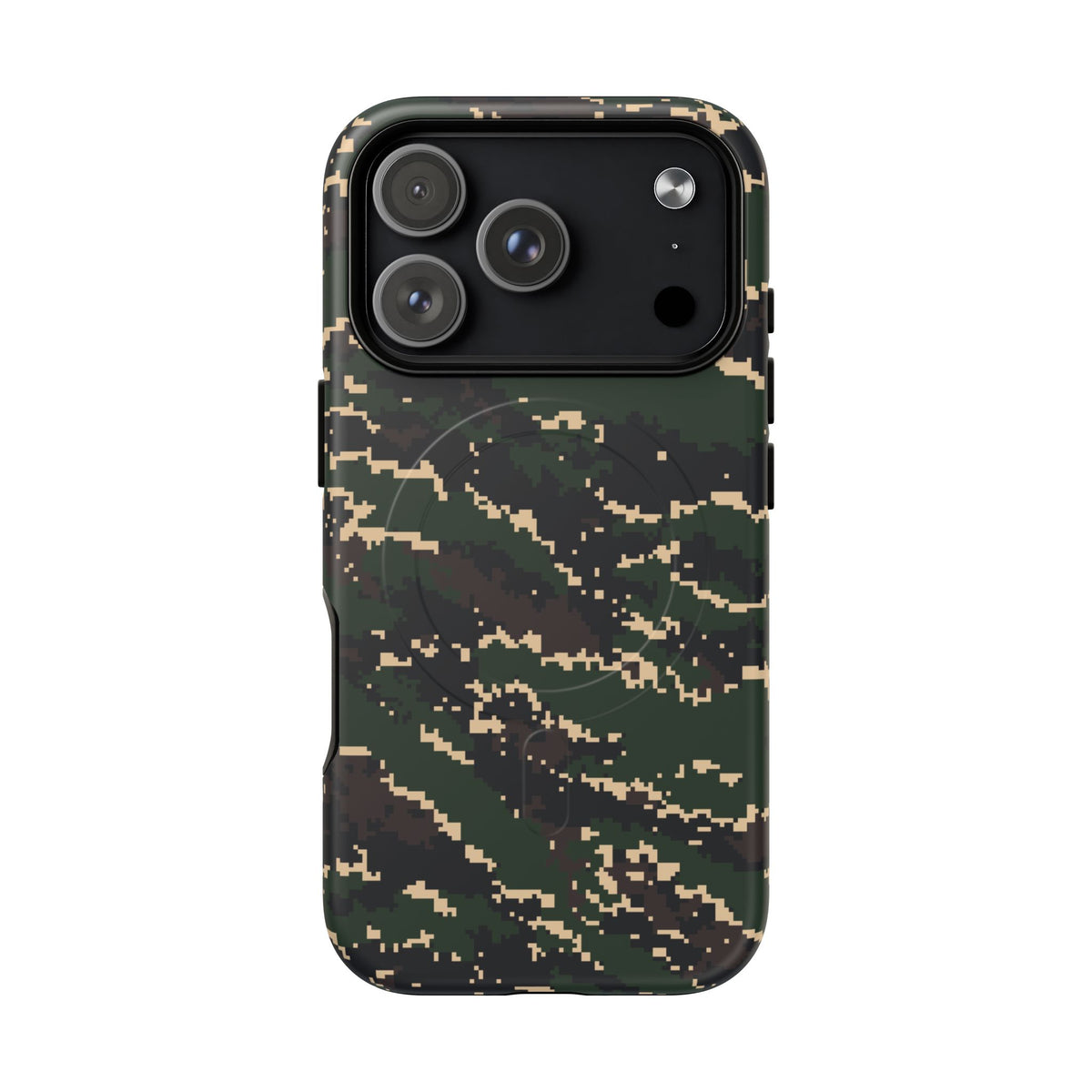 Digital Tiger Stripe Camo MagSafe iPhone 18 Pro Field Case