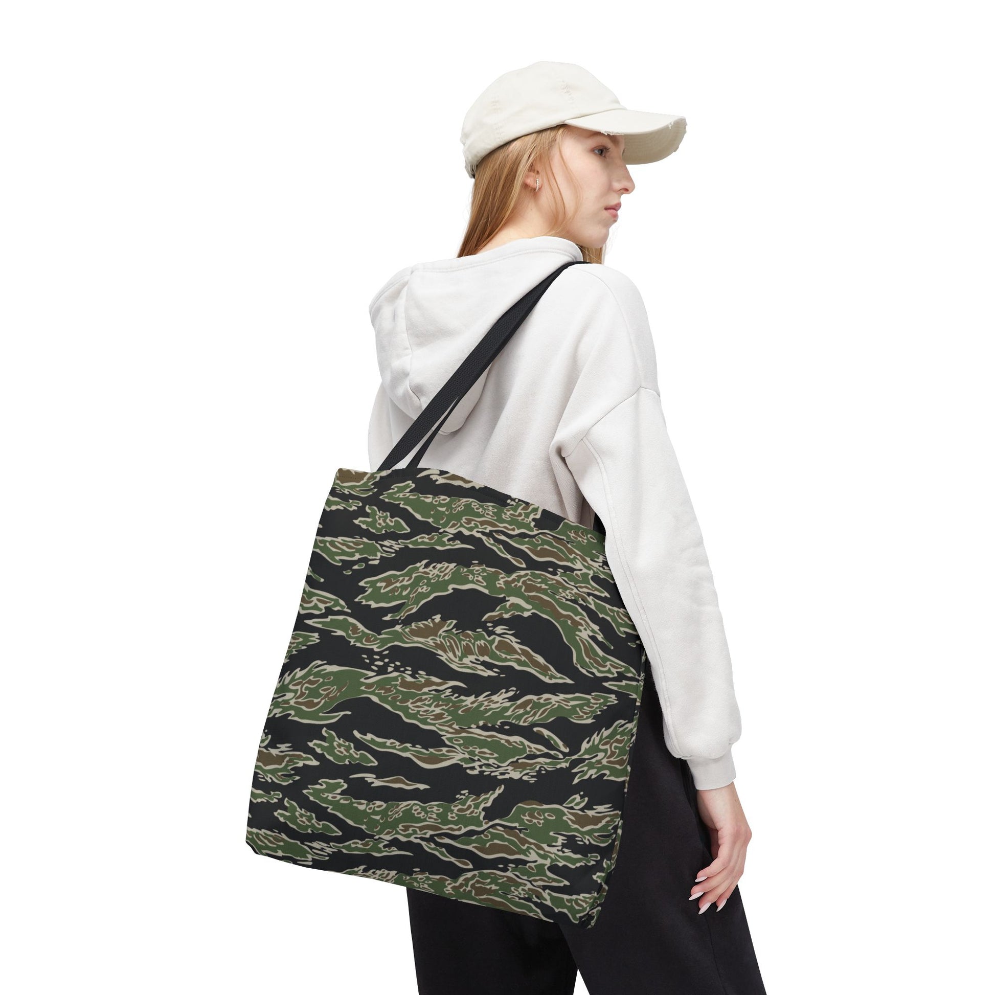 Tiger Stripe LLS Camo Vertical Tote Bag _ Concealing Coloration