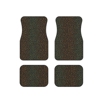 Leopard Spot Camo All-Weather Car Mats (Set of 4)