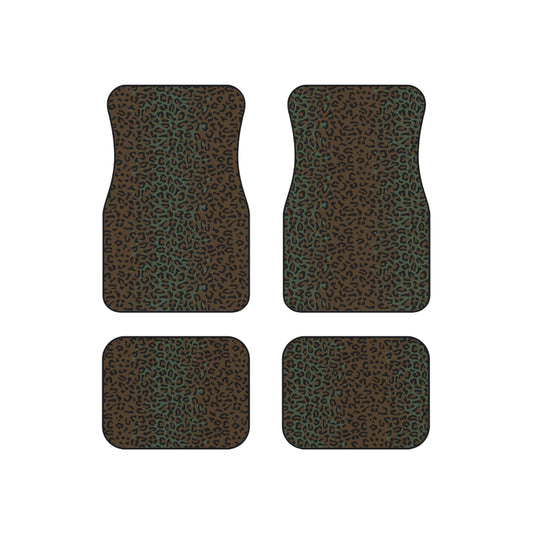 Leopard Spot Camo All-Weather Car Mats (Set of 4)