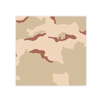 Three-Color Desert Camo Post-it Notepad _ Concealing Coloration