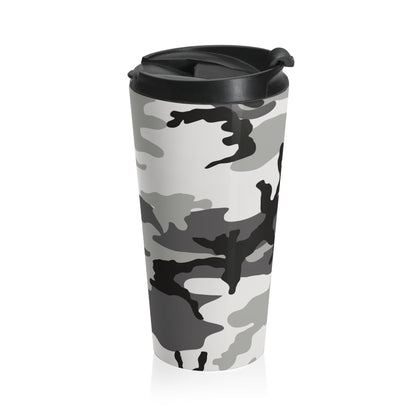 M81 Urban Camo Stainless Steel 15oz Travel Mug.