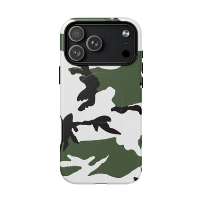 Three-Color Snow Camo MagSafe iPhone 17 Pro Max Field Case