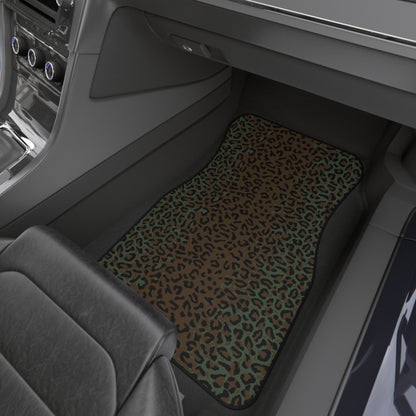 Leopard Spot Camo All-Weather Car Mats (Set of 4)