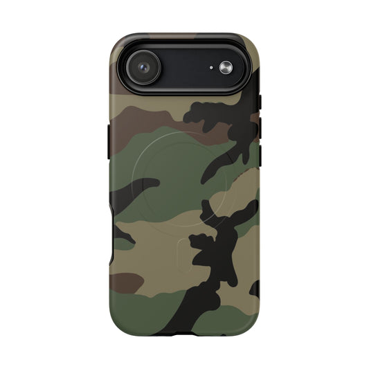 M81 Woodland Camo MagSafe iPhone 17 Air Field Case